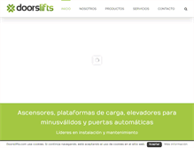 Tablet Screenshot of doorslifts.com